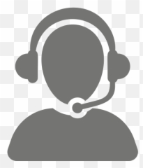 One Click Support - Customer Service Icon Png Full Size Support