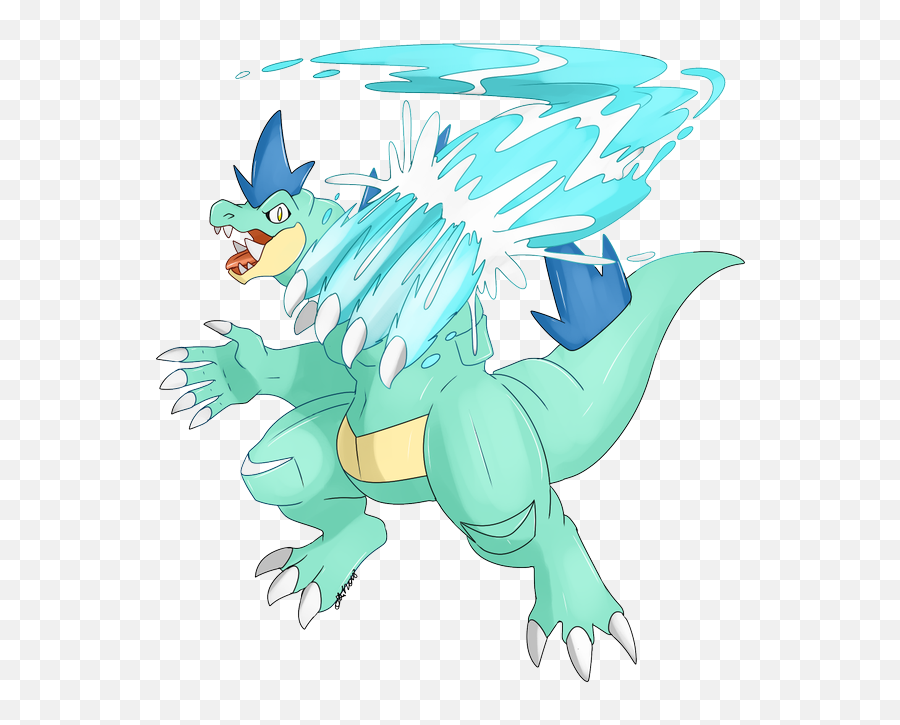 Feraligatrtwitter - Mythical Creature Png,Feraligatr Png