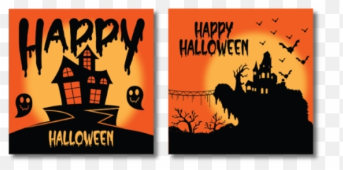 Halloween Banner Horror Evil Vectors - Language png