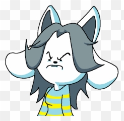 Top Undertale Papyrus Stickers For Android U0026 Ios Gfycat - Angry Temmie png