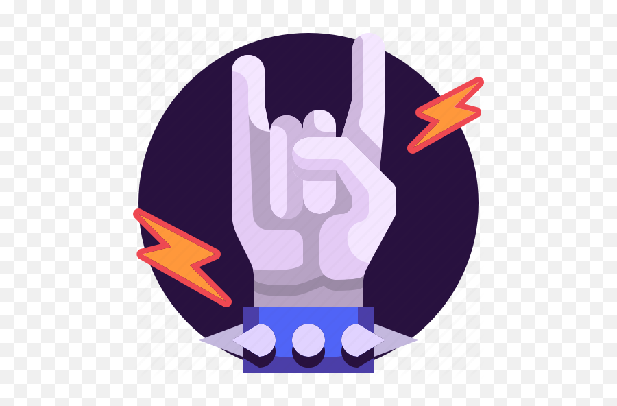 And Hand Hands Heavy Metal Rock Roll Icon - Download On Iconfinder Rock Metal Icon Png,Heavy Metal Logo