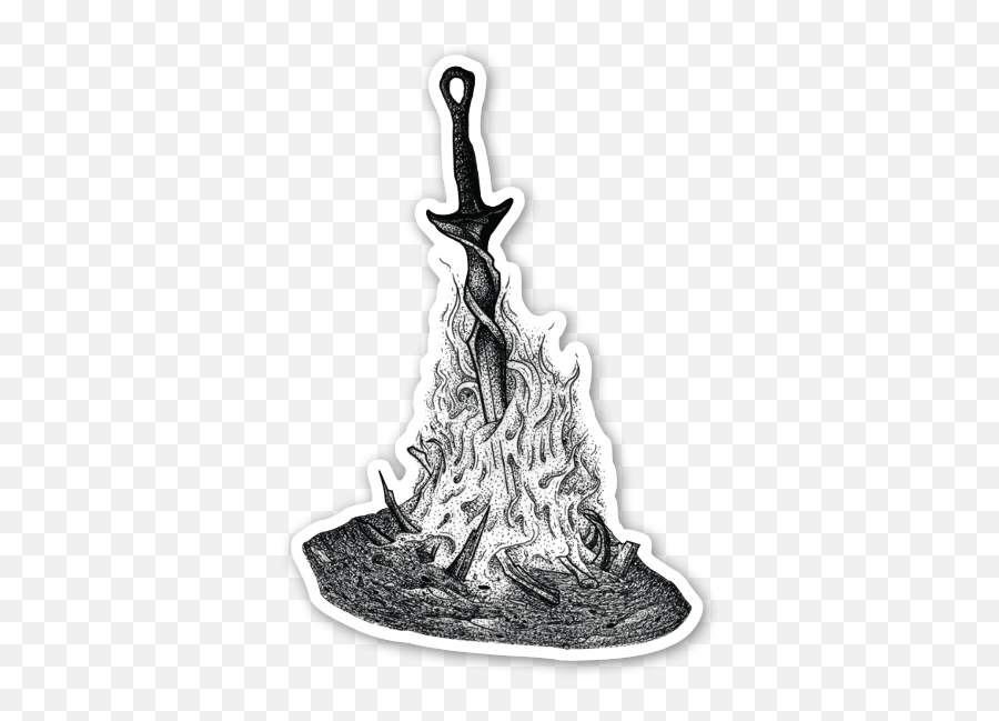 Bonfire - Bonfire Dark Souls Sticker Png,Dark Souls Bonfire Png