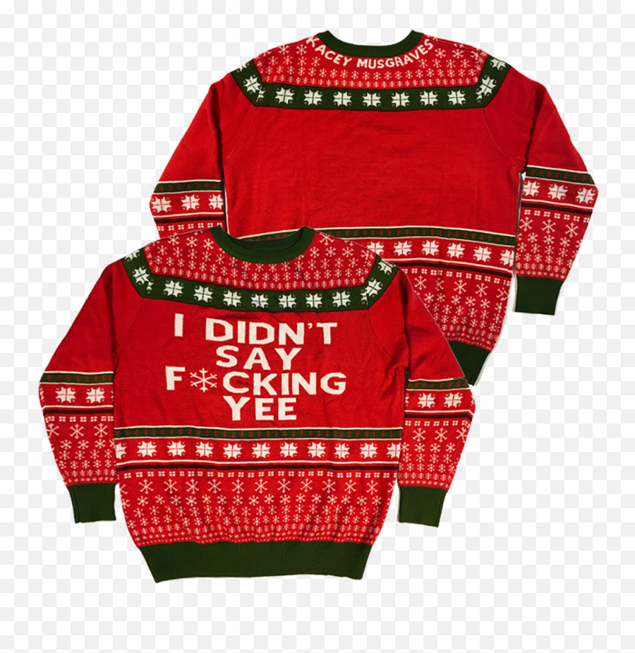 Ugly Sweater - Kacey Musgraves Christmas Sweater Png,Ugly Christmas Sweater Png