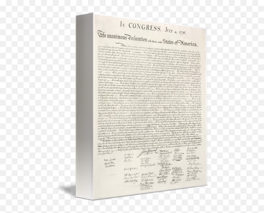 Declaration Of Independence - Declaration Of Independence Png,Declaration Of Independence Png