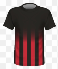 Download Custom Team Soccer Jersey Red Lines - Active Shirt Png,Soccer Jersey Png