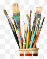 Paintbrushes Art Pngs Lovely Usewithcredit - Art Paint Brushes