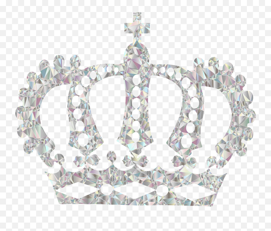 Download Hd Tiara Transparent Crystal - Silhouette King Crown Png,Crown With Transparent Background