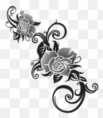 Rose Tattoo Transparent Background Png