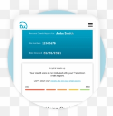 How To Read Your Credit Report Transunion - Vertical png