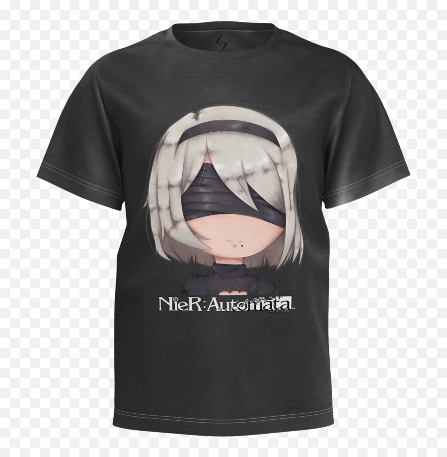 Nierautomata 2b Boyu0027s T - Shirt Active Shirt Png,Nier Automata Logo Png