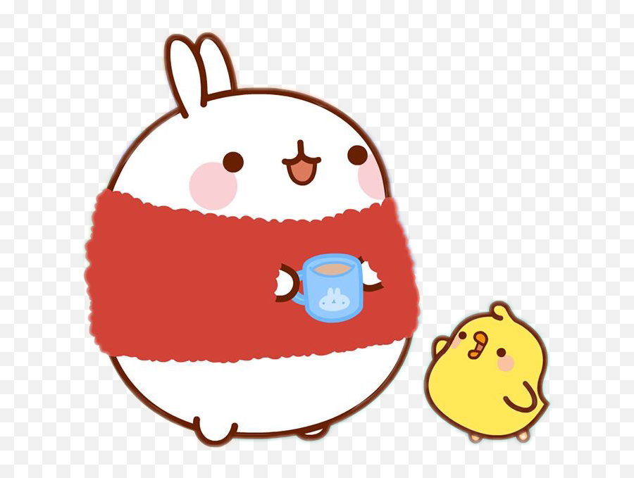 Cute Animals Kawaii Molang Japan - Kawaii Cute Animals Cartoon Png,Molang Png