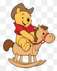 Winnie The Pooh Clip Art Disney Galore - Winnie The Pooh Riding A Horse Png,Pooh Png