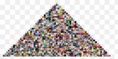 Top Youtube Channels Pyramids - Vertical png