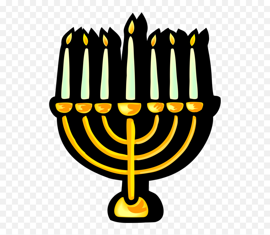 Menorah Clipart Lampstand - Png Download Full Size Clipart Jewish Candles Png,Menorah Icon