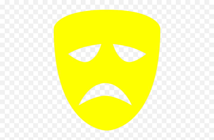 Yellow Drama Icon - Free Yellow Movie Genres Icons Png,Drama Icon Png