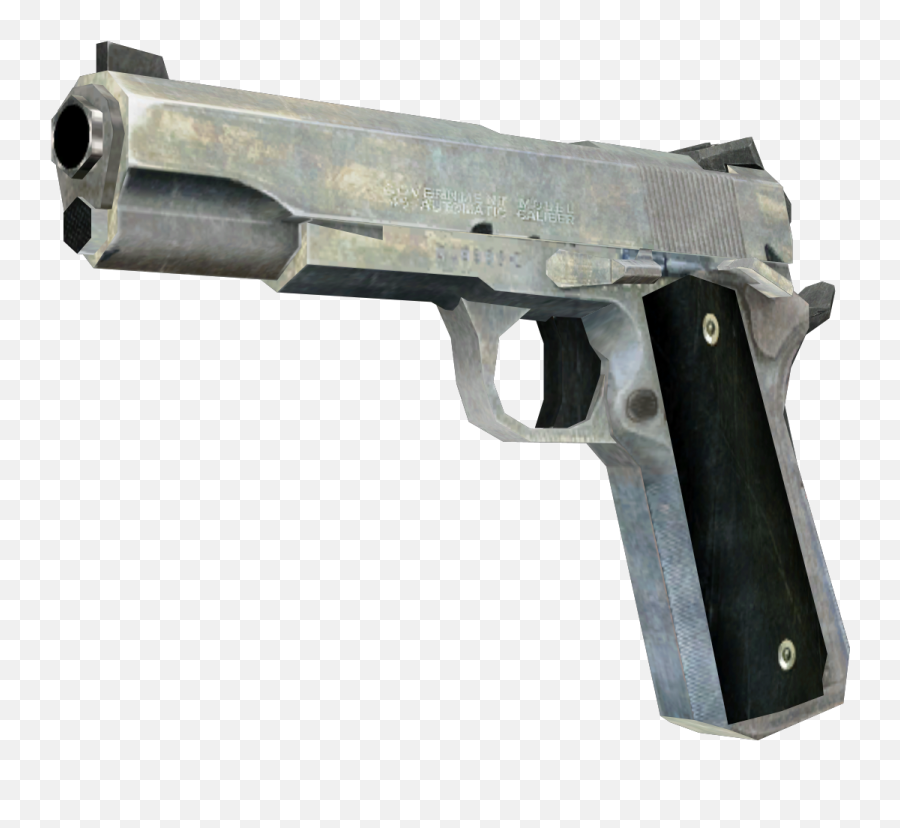 Download M1911 Nickel Plated Model Cod4 Png