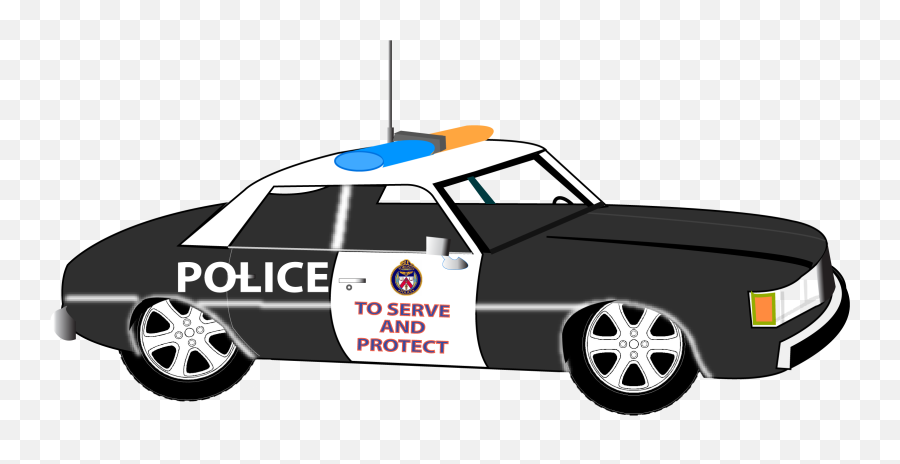 Police Car Clip Art Free Vector In Open - Police Are Clipart Png,Car Clip Art Png