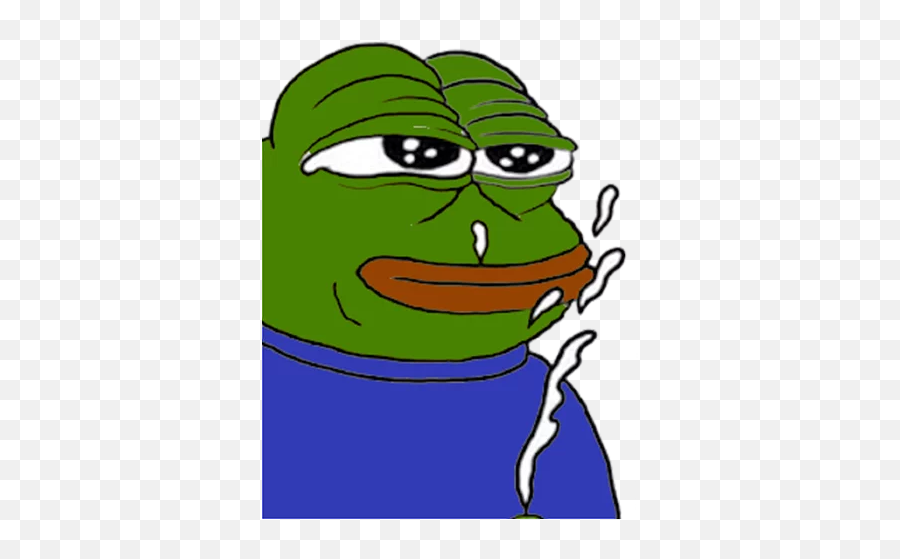 Telegram Sticker 9 From Collection Pepe The Frog - Telegram Pepe The Frog Sticker Png,Pepe The Frog Transparent