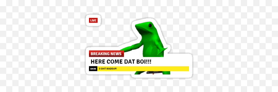The Magic Of Internet - Dat Boi Frog Png,Dat Boi Png