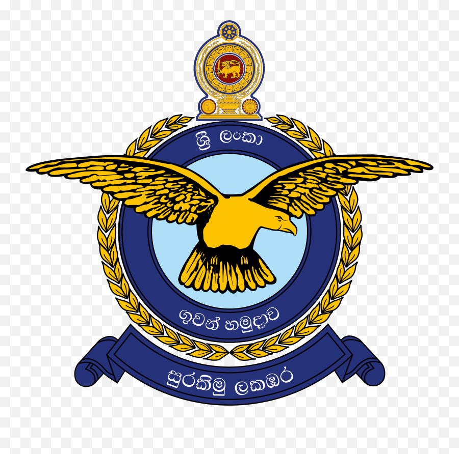 Logo Crest Sri Lanka Air Force - Sri Lanka Air Force Logo Png,Crest Png