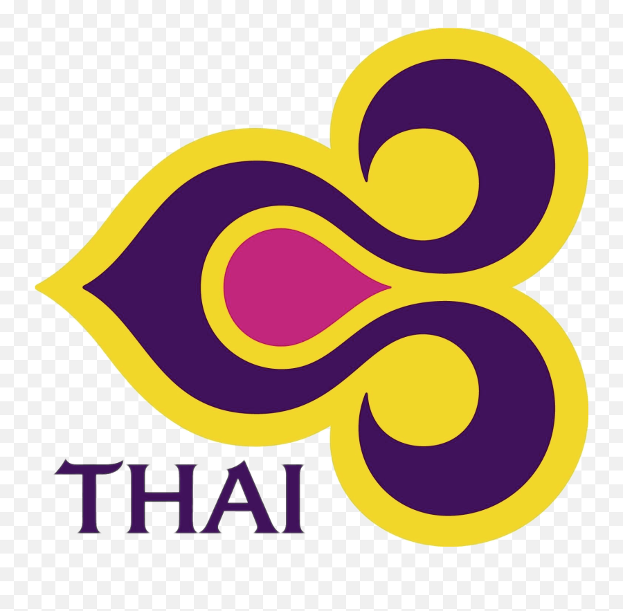Logo Png - Vector Thai Airways Logo,Airplane Emoji Png
