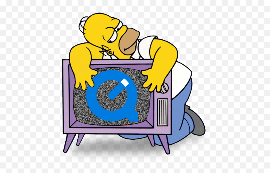 Quicktime Png Icons Free Download Iconseekercom - Television Teacher Mother Secret Lover,The Simpsons Png