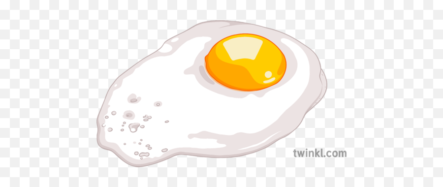Fried Egg 3 Illustration - Twinkl Fried Egg Png,Fried Egg Png