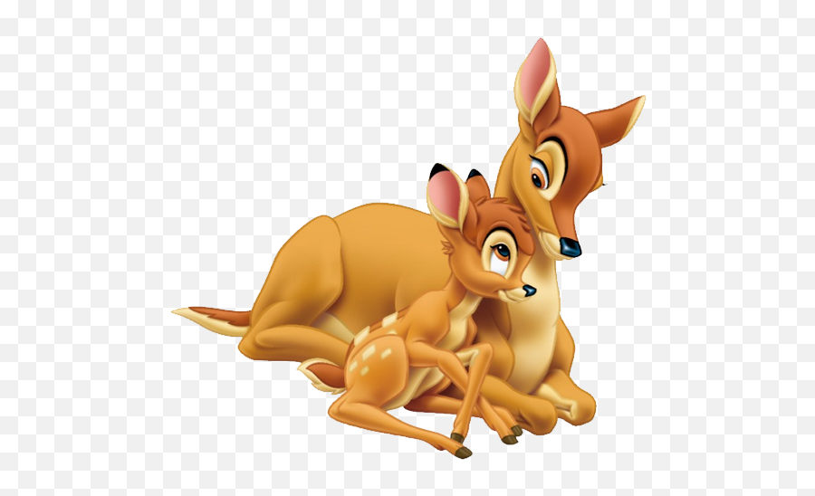 Bambi Disney Png Vector Clipart - Bambi And His Mother,Bambi Png