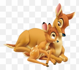 Bambi Disney Png Vector Clipart - Bambi And His Mother,Bambi Png