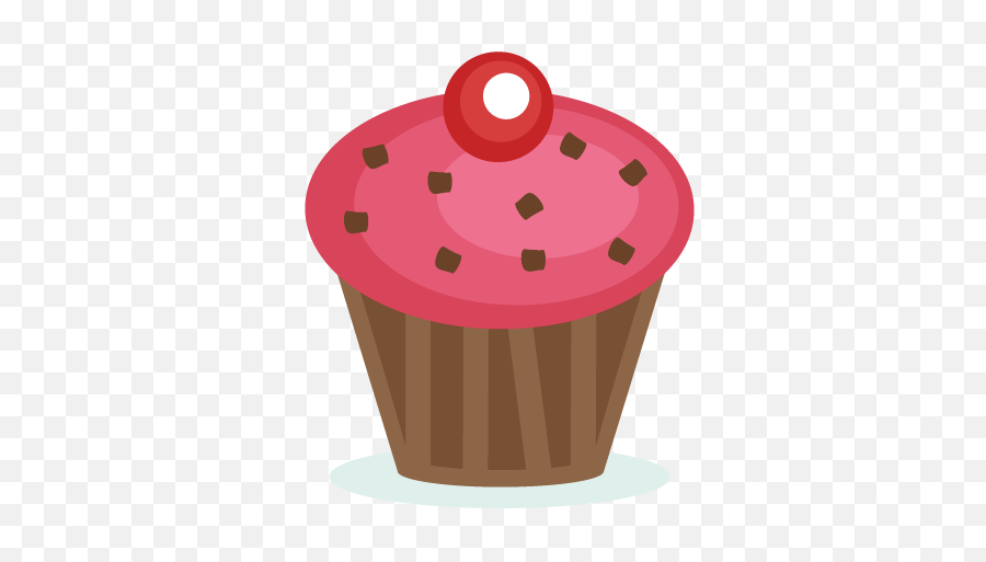 Pink Cupcake Svg Cutting File Cut Files Birthday Clipart - Cupcake Png,Birthday Clipart Transparent Background