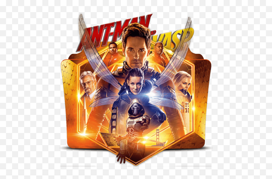 Ant - Man And The Wasp 2019 Folder Icon Designbust Ant Man And The Wasp Movie Poster Png,Antman Logo