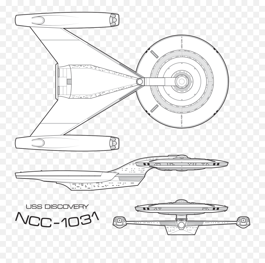 Uss Discovery Star Trek Starship Enterprise Sketch - Others Star Trek Discovery Schematics Png,Star Trek Enterprise Png
