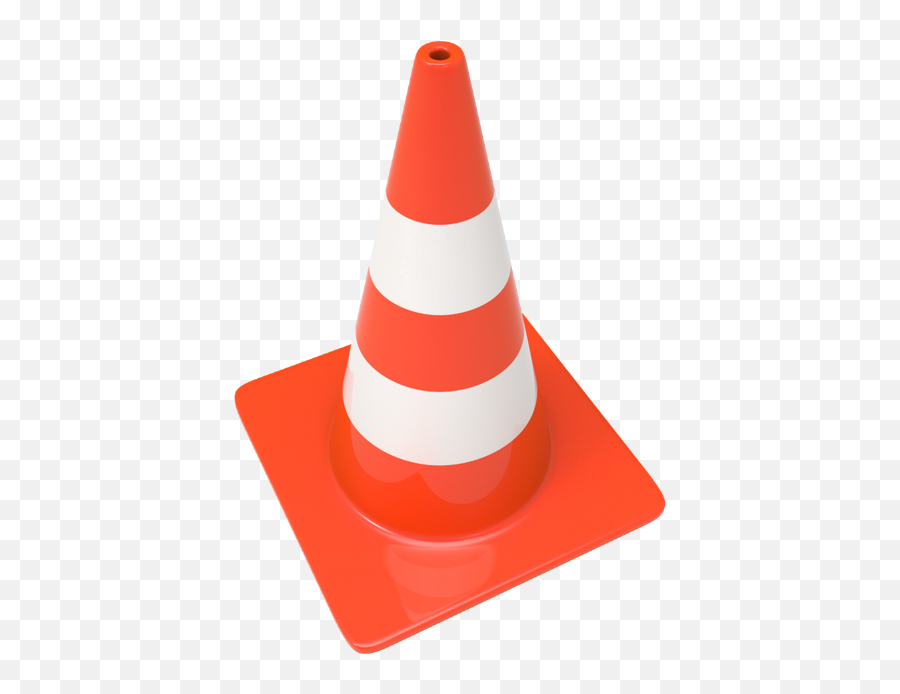 Download 3d Traffic Cone Png - Vertical,Cone Png