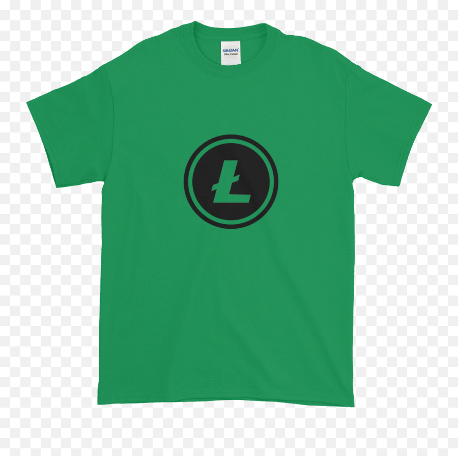 Menu0027s Litecoin T Shirt 3 Clothing Krypto Threadz - T Shirt Logo Center Png,Black Lantern Logo