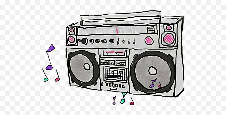 Download Report Abuse - Boombox Doodles Full Size Png Boombox Doodle,Boombox Transparent