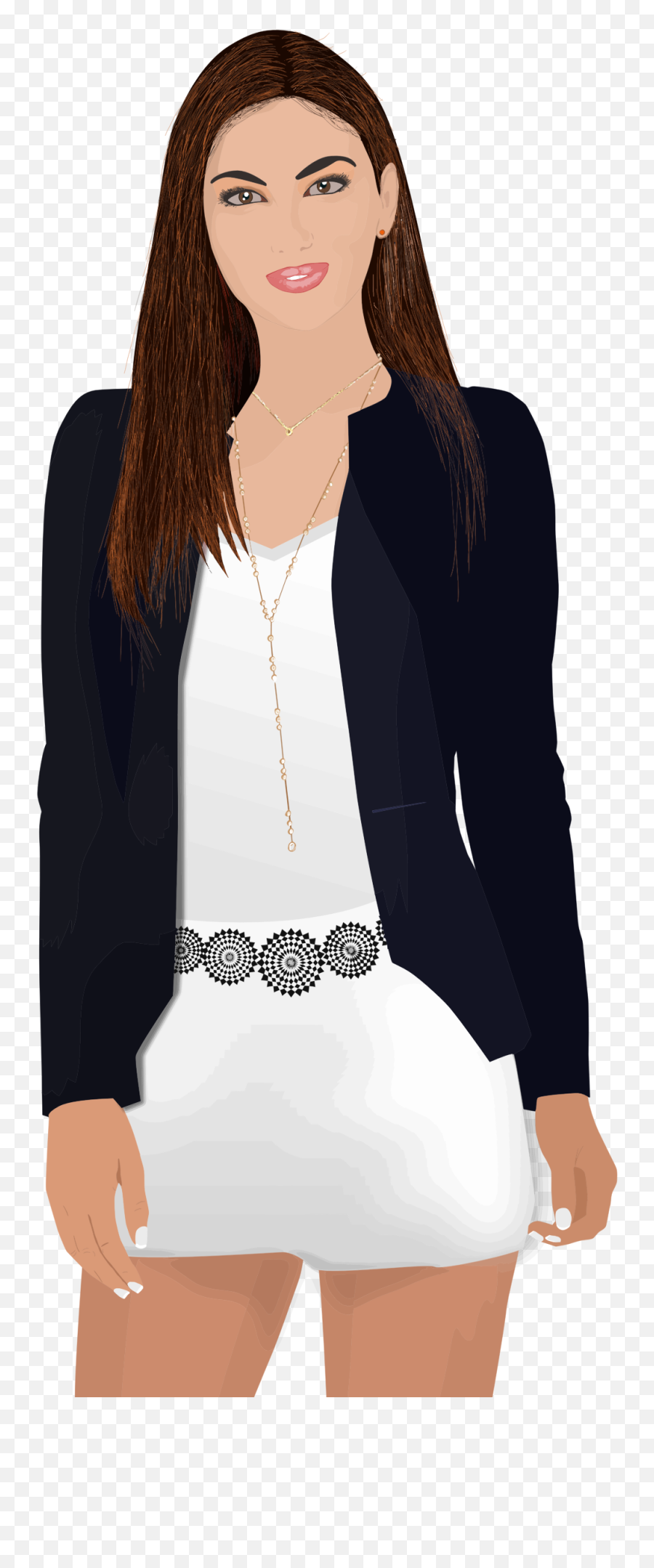 Professional Clipart Girl - Professional Business Woman Clipart Png,Portrait Png