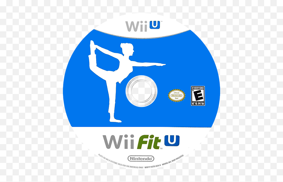 Download Hd Wii Fit U Wiiu Disc - Wii Fit Wii Game Nba 2k13 Wii U Png,Wii U Logo