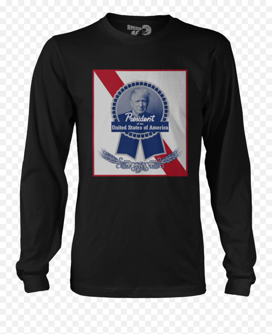 Trump Pabst American Af - Aaf Nation Christmas T Shirt Design Png,Pabst Logo