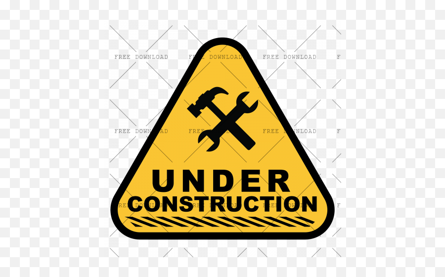 Png Image With Transparent Background - Closed For Construction Sign,Under Construction Transparent