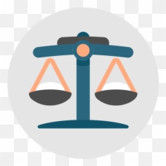 Scales Of Justice Icon - Law Png