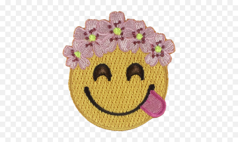 Cute Patches Embroidered - Emojis Bordados Png,Embroidery Png