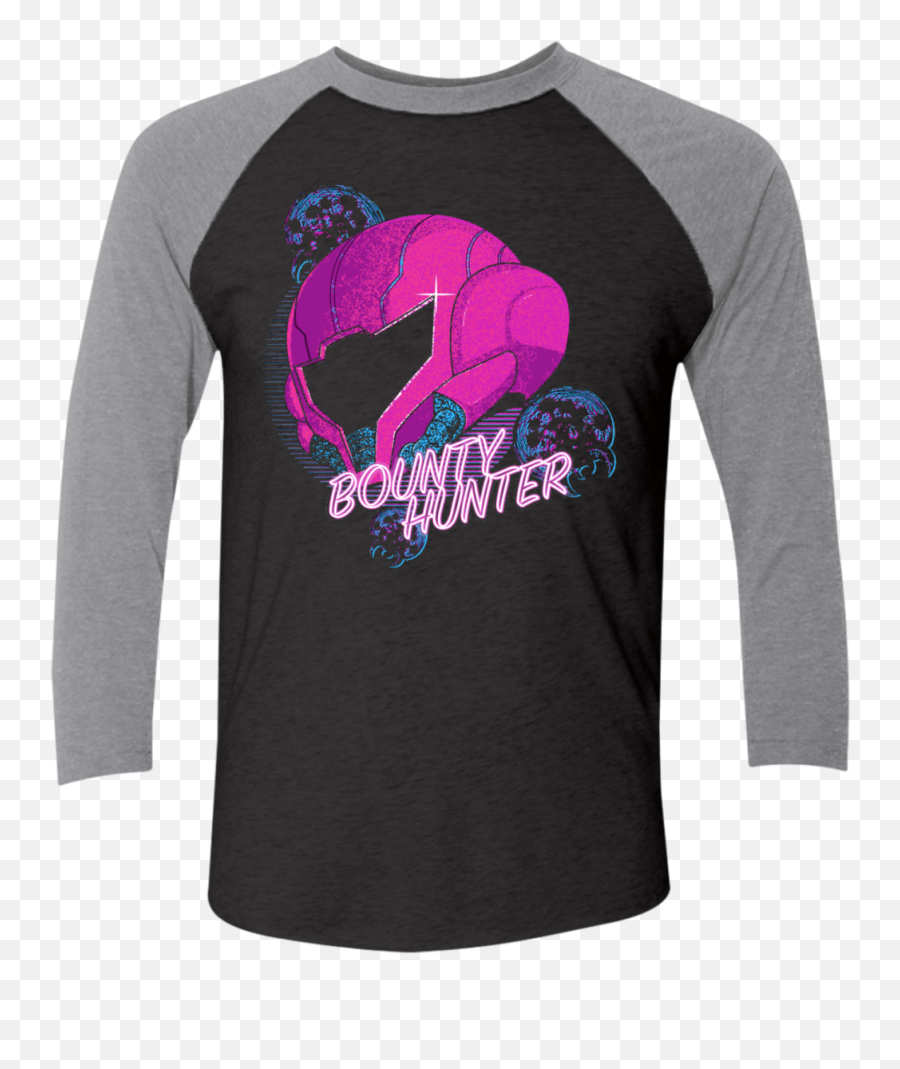 Metroid Helmet 80s Mens Triblend - Untitled Goose Game Shirt Png,Samus Helmet Png