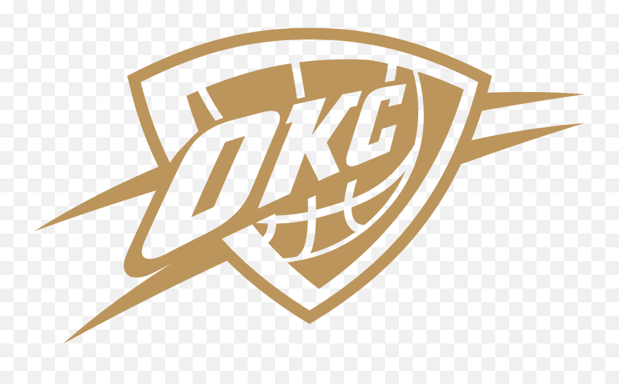 Oklahoma City Thunder - Okc Thunder Letters Png,Okc Thunder Logo Png