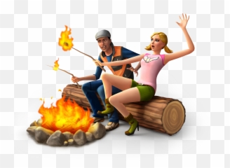 The Sims 4 Official Artwork - Online Outdoor Retreat Render png