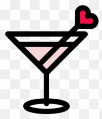 Valentines Day Icons Lindsay Santiago - Martini Png,Martini Png