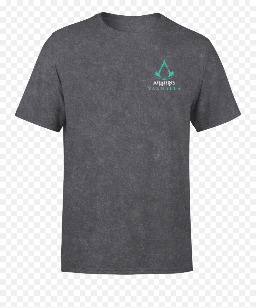 Assassins Creed Valhalla Glow In The Dark Unisex T - Shirt Black Acid Wash Short Sleeve Png,Assassin's Creed Odyssey Icon Legend