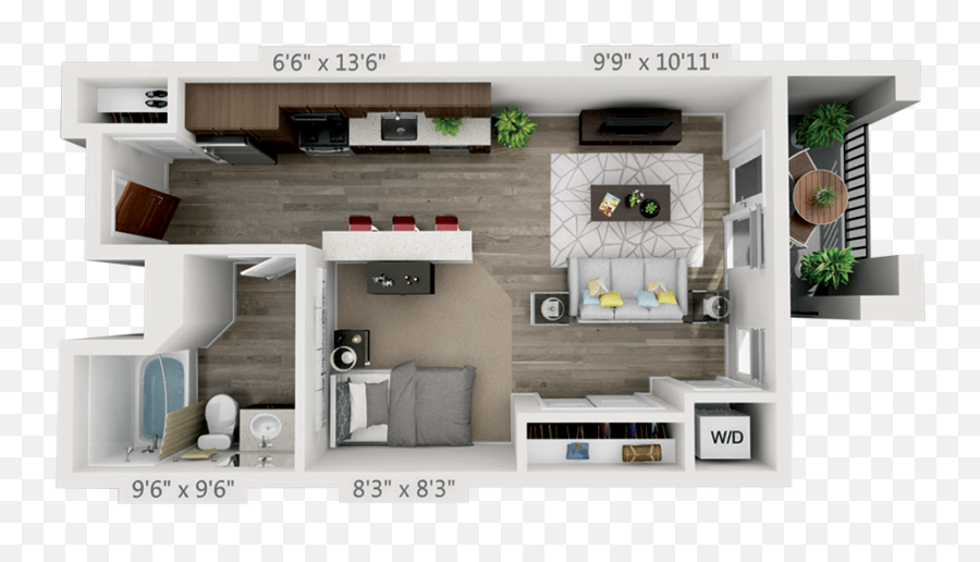 4th West New Luxury Urban Apartments For Rent In Salt Lake - Vertical Png,Floorplan Icon