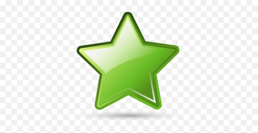 Download Bookmark Green Star Icon - Green Star Icon Transparent Png,Bookmark Star Icon