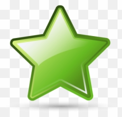 Download Bookmark Green Star Icon - Transparent png