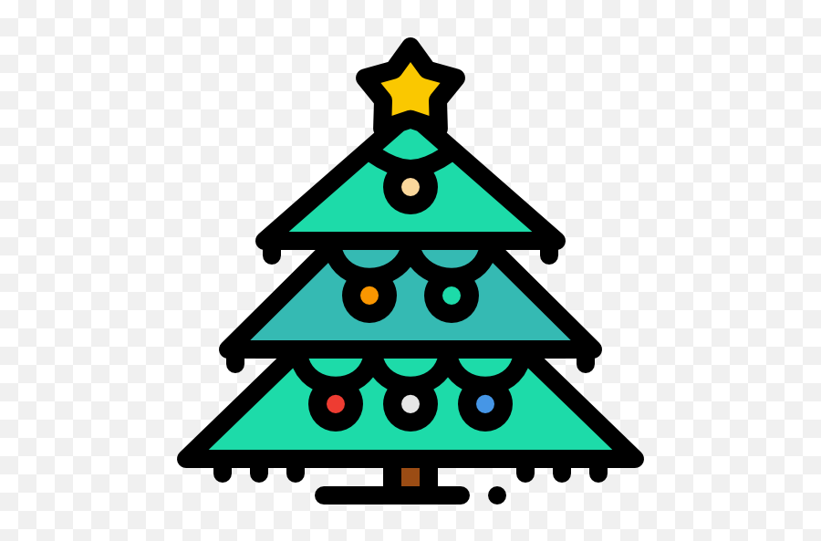 50 Free Vector Icons Of Christmas Designed By Freepik Easy - Kawaii Christmas Tree Cartoon Cute Png,Christmas Tree Icon Vector